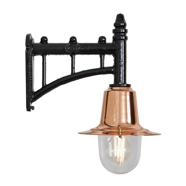 Copper Railway-style Wall Light