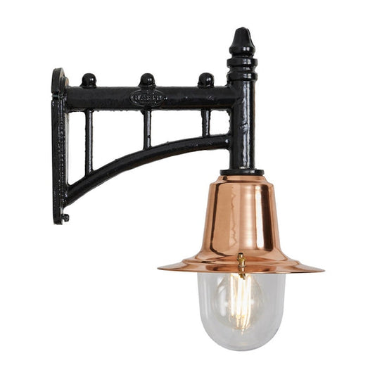 Copper Railway-style Wall Light