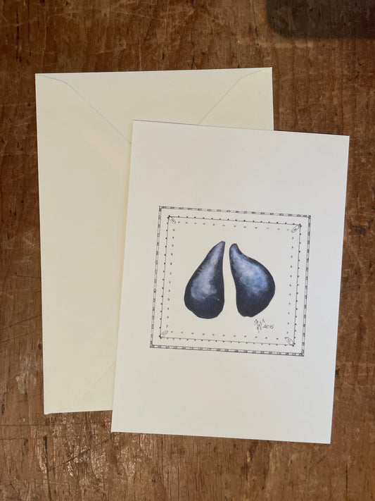 Valerie Wall Oyster Notecard & Gift Tag