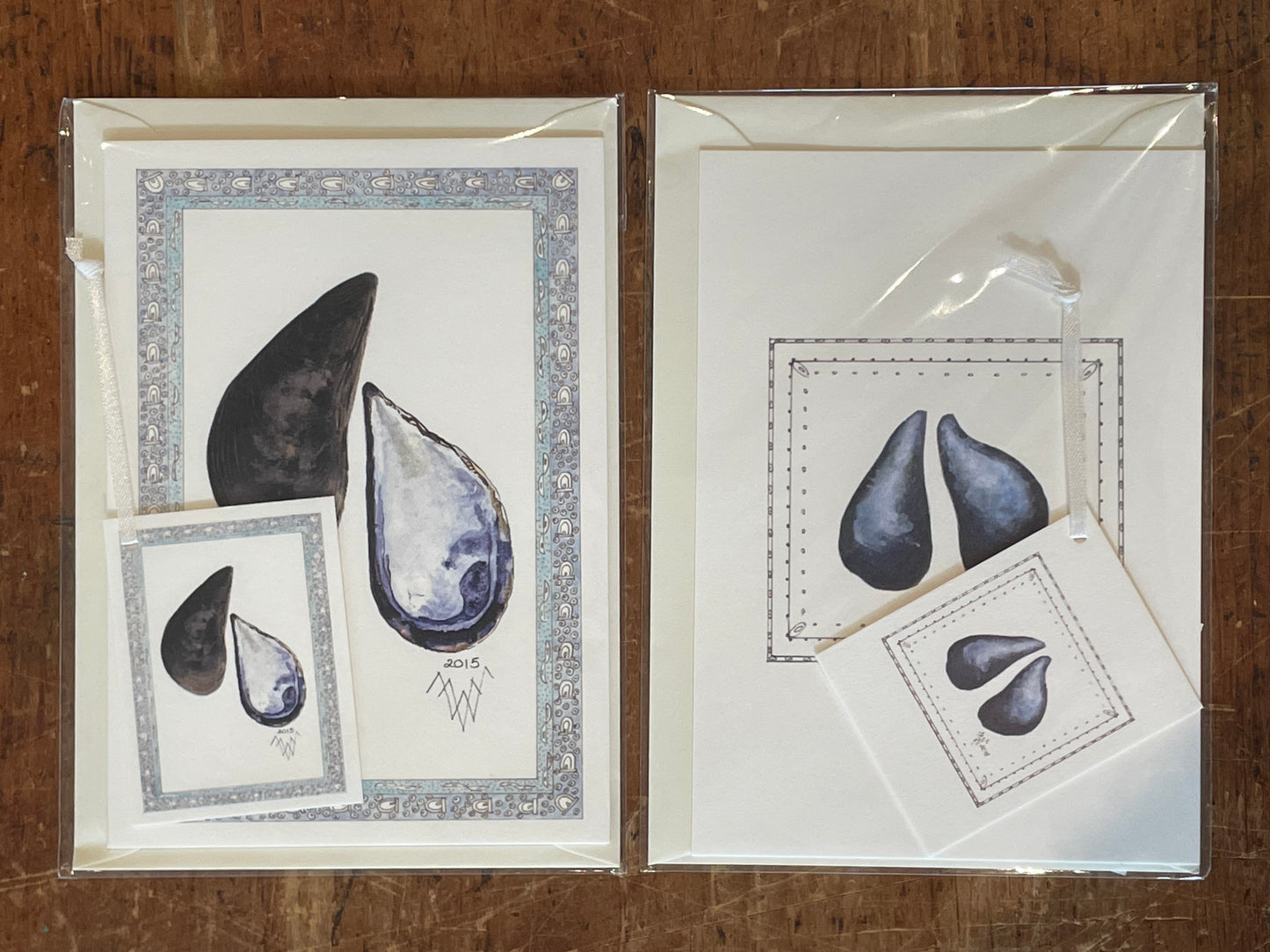 Valerie Wall Oyster Notecard & Gift Tag