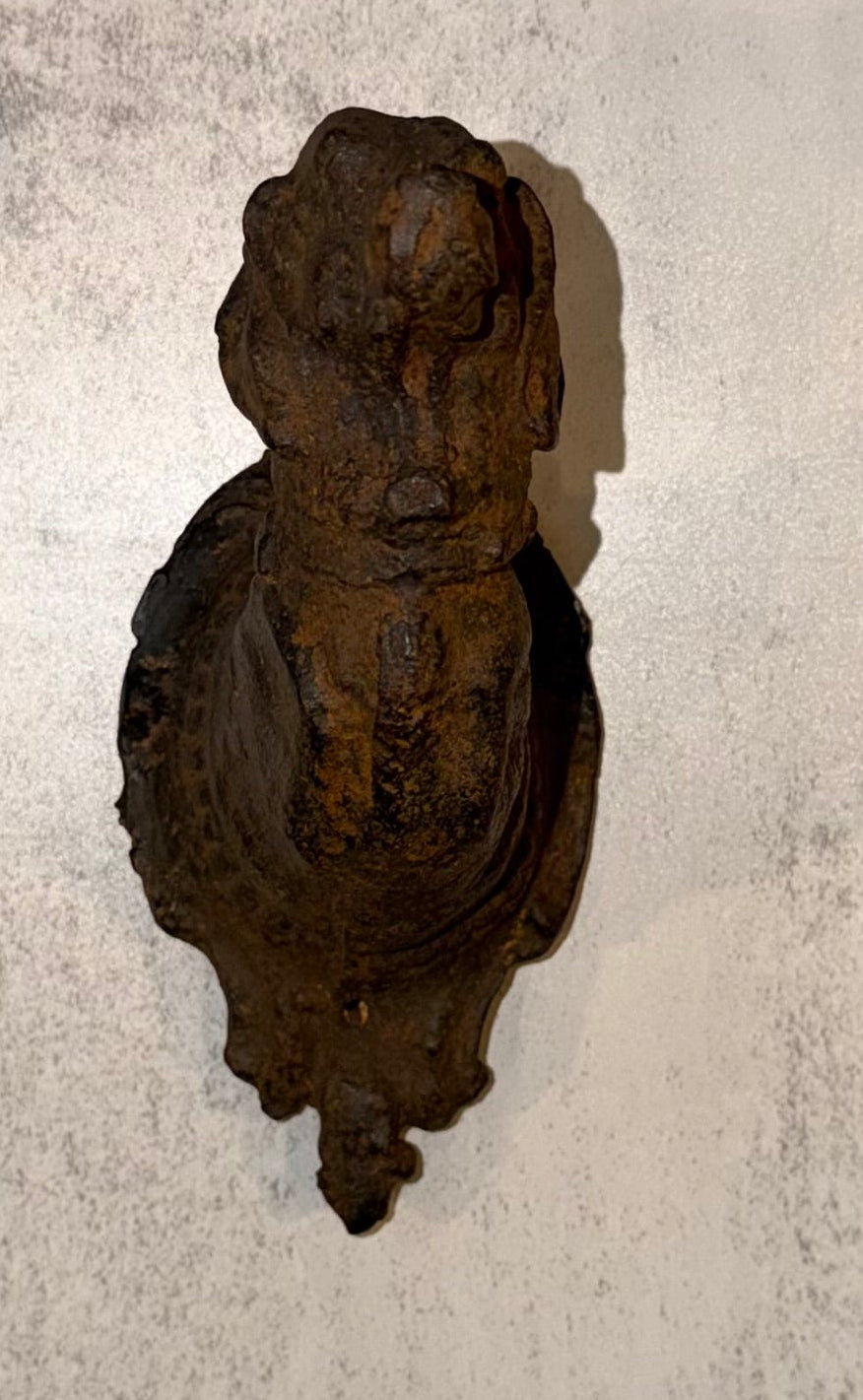Victorian Cast Iron Dog Wall Hook