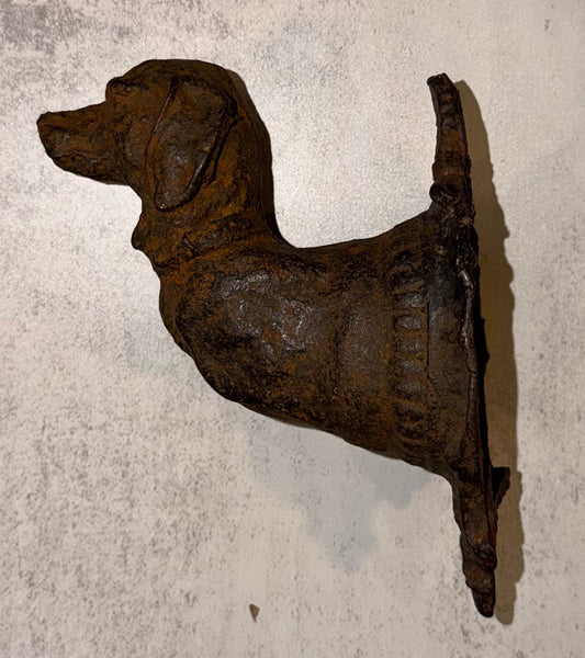 Victorian Cast Iron Dog Wall Hook