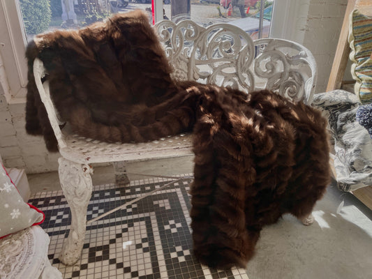 Sable Fur Throw