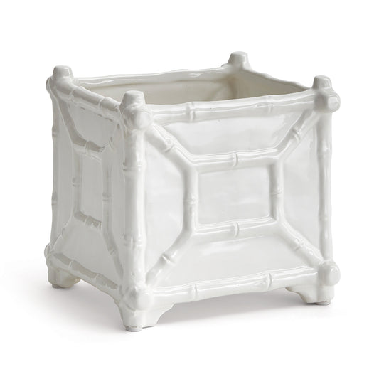 Chinoiserie Cachepot White