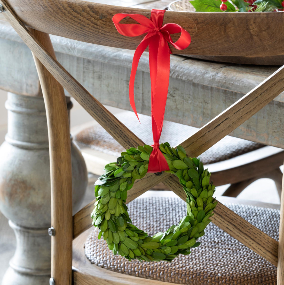 Mini Preserved Boxwood Wreath