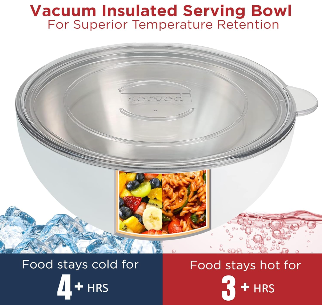 Vacuum-insulated bowl from Served