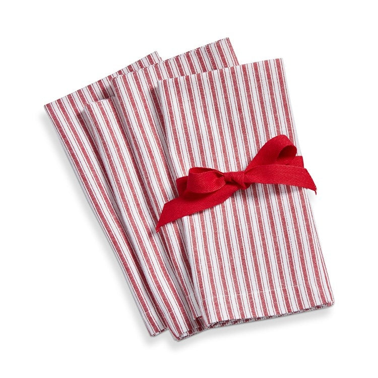 Ticking Stripe Napkins - Set of 4