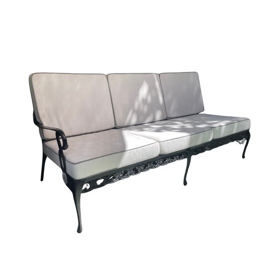 Vintage Scroll Regency Style Patio - Sofa