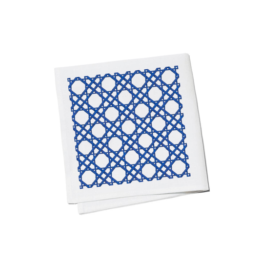 Crossed Cane Cocktail Napkins - set of 4