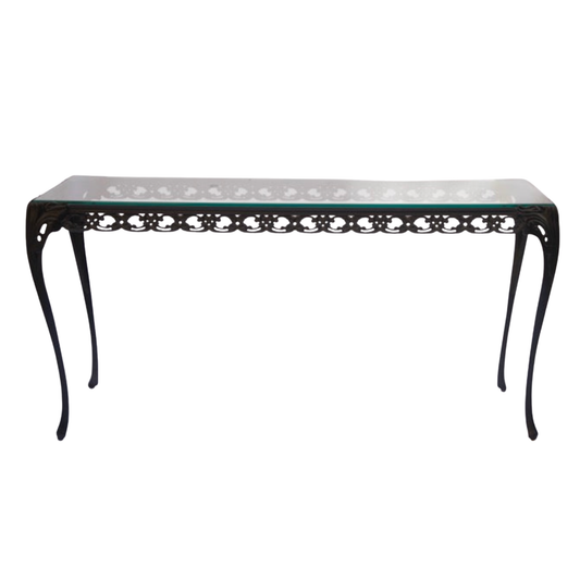 Vintage Scroll Regency Style Patio - Console Table