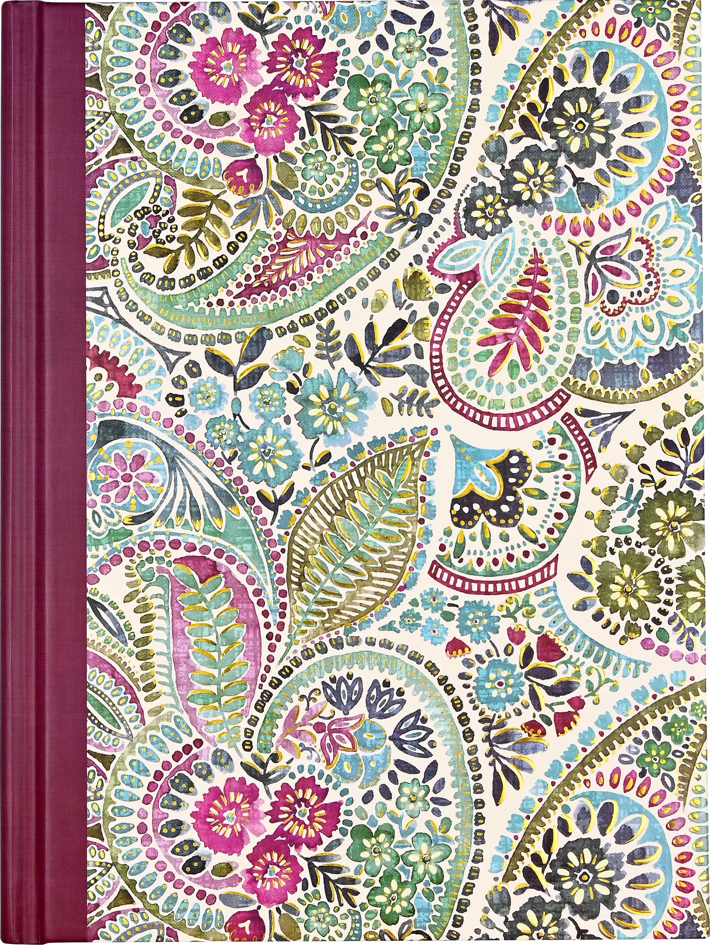 Watercolor Paisley Journal