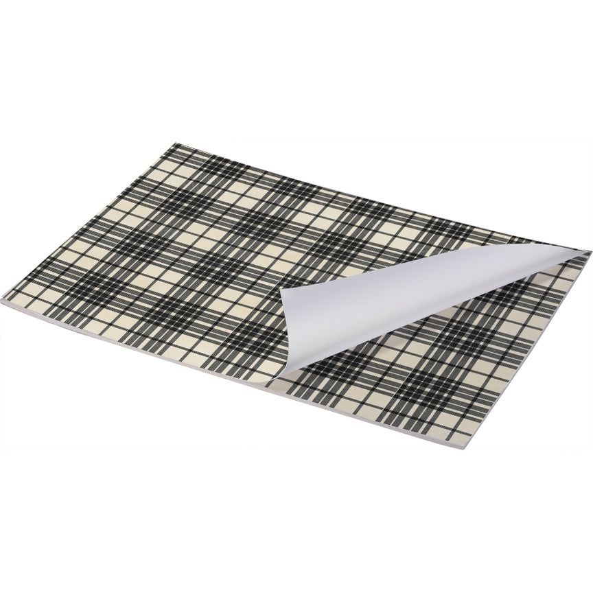 Plaid Paper Placemat Pad