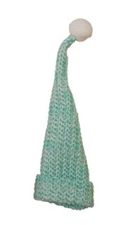 Knit Pom-Pom Toboggan Hat Bottle Topper