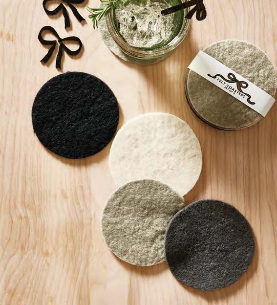 Felt Coasters - Set of 4