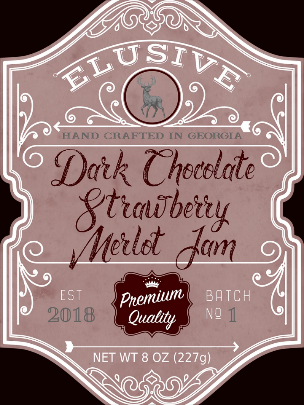 Elusive Jams - Dark Chocolate Strawberry Merlot