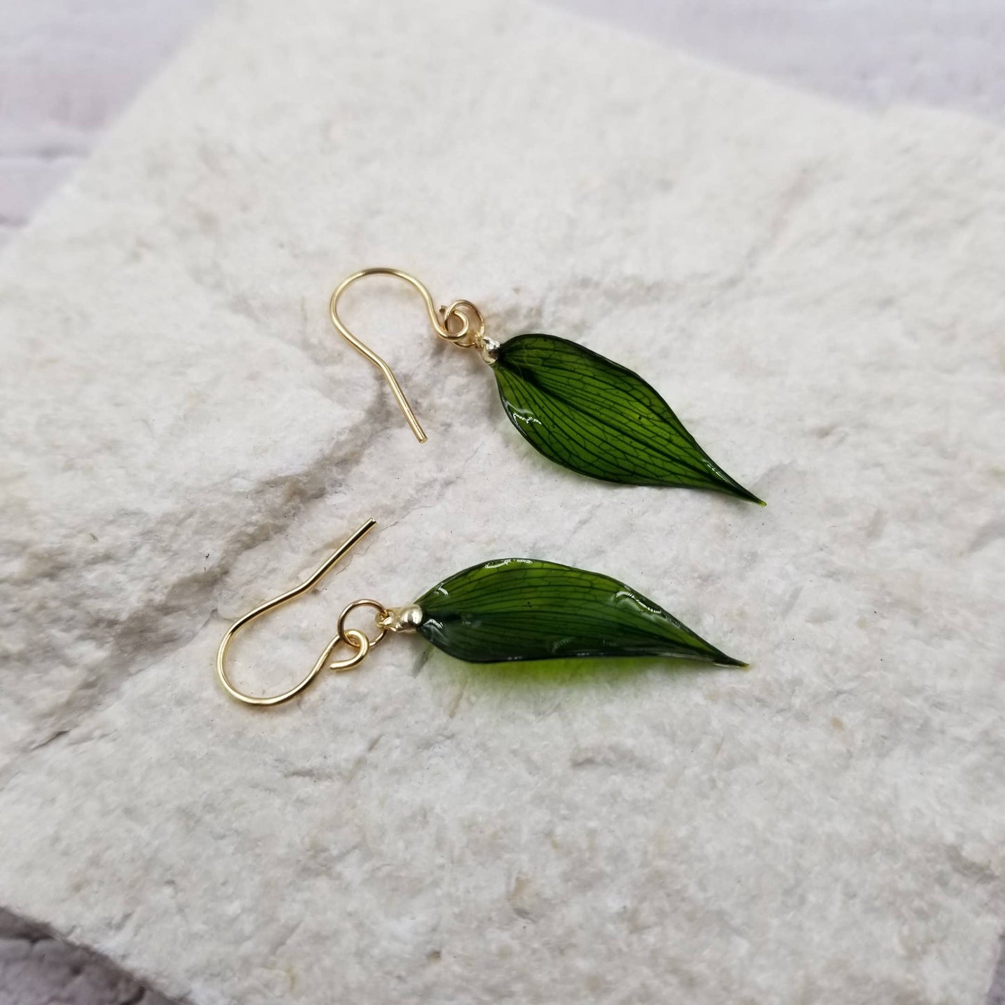 Bamboo Leaf Earrings