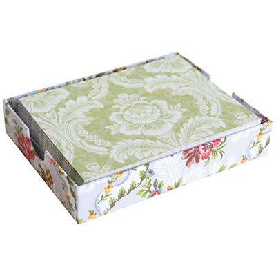 Phoebe Green Flowers Note Cards