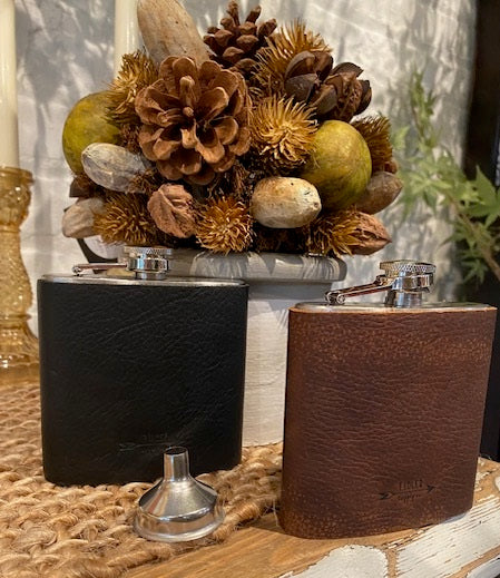 Leather Covered Flask