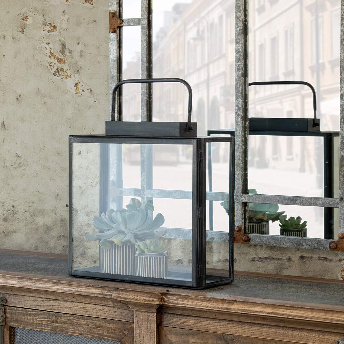 Maxwell Antique Black Lantern