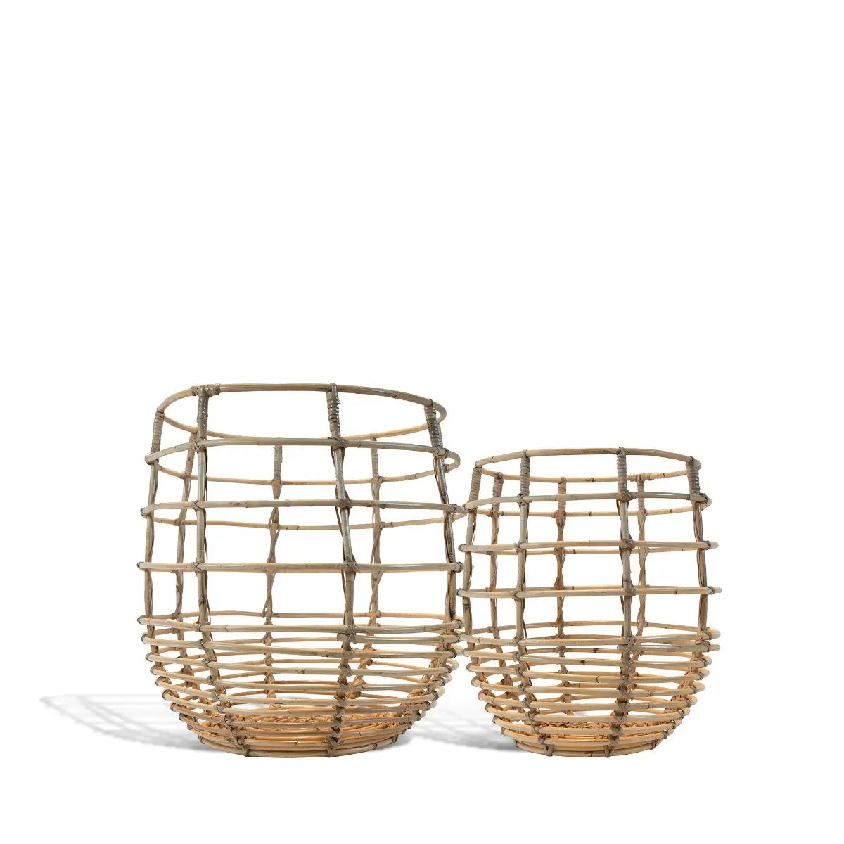 Ocean Rattan Basket, Round