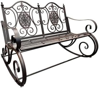Outdoor Metal Rocking Bench Metal Rocking Bench | Outdoor Furniture | Courtyard Lifestyle