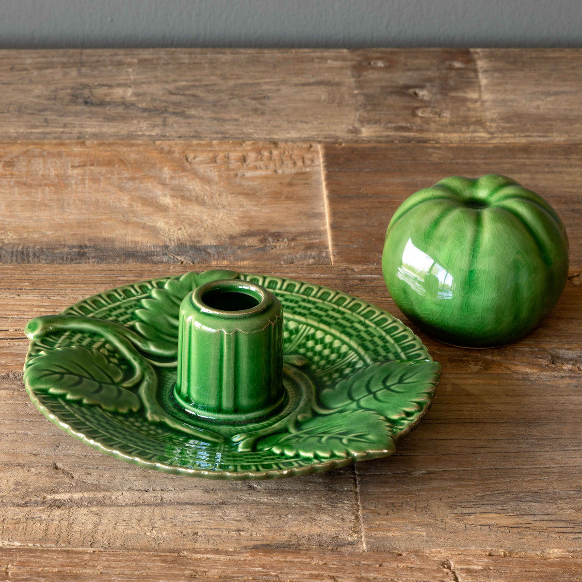 Green Glazed Toothpick Holder