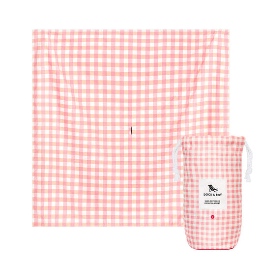 Picnic Blanket -Strawberries and Cream- Extra Large
