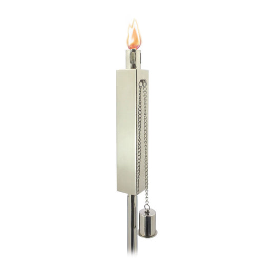 Anywhere Torch - Polished Stainless Rectangle Tall, 65"