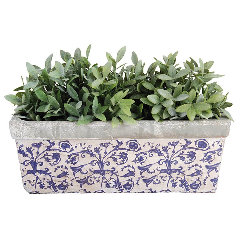 Aged Ceramic Balcony Planter