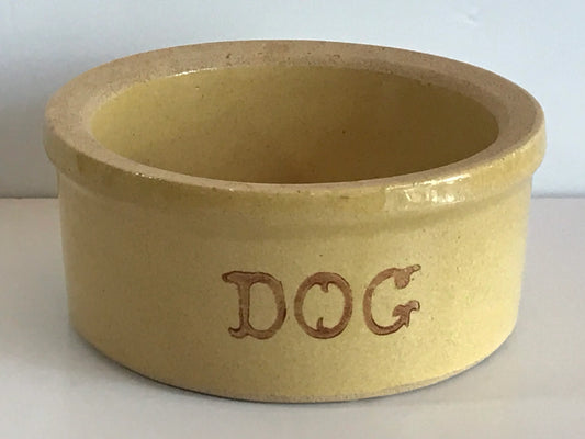 Roseville Crock Pet Dog Bowl