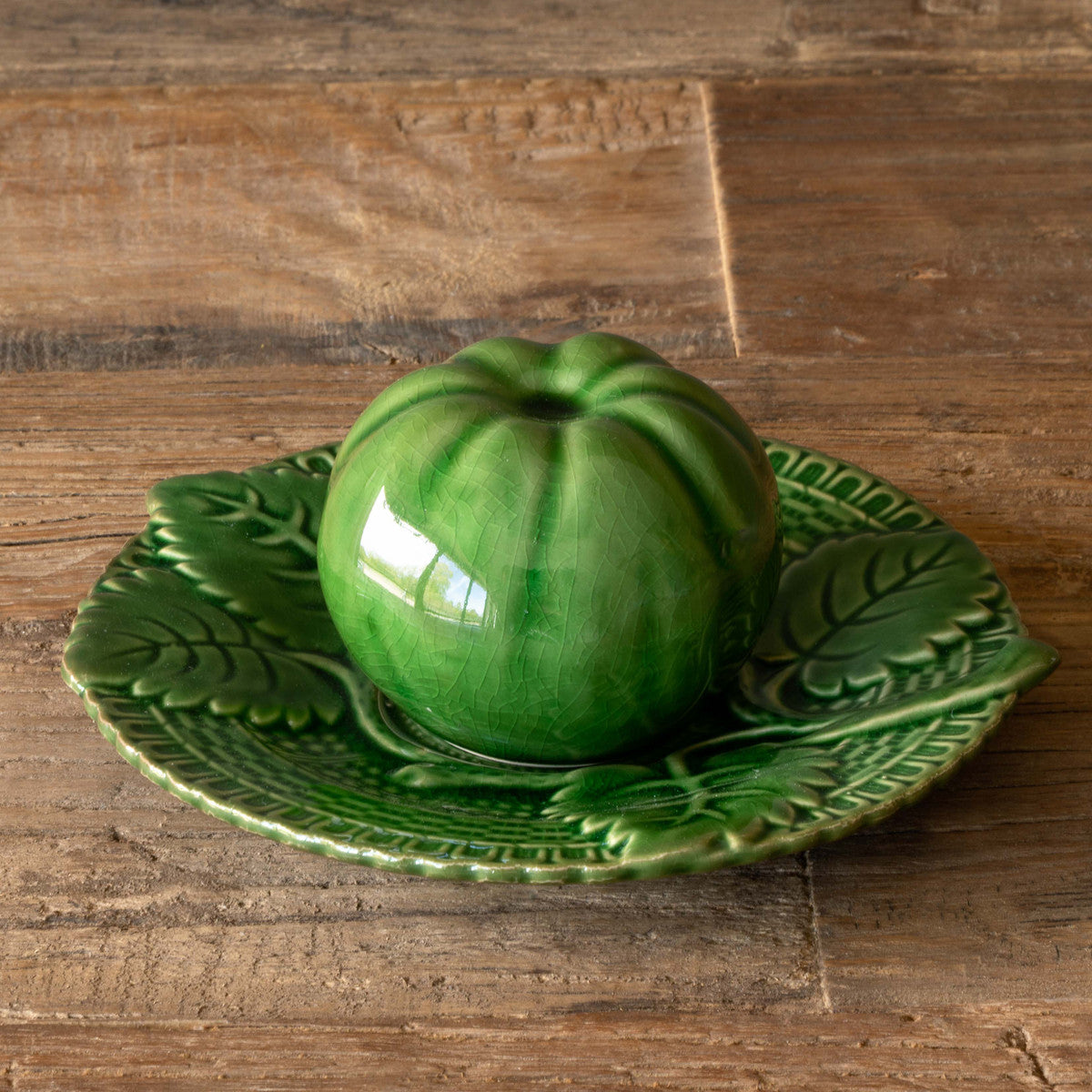 Green Glazed Toothpick Holder