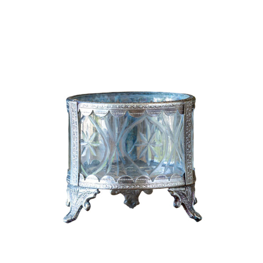 Cut Glass Tealight Holder