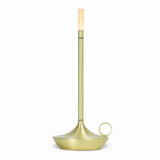 Wick Brass - Rechargeable LED Candlestick Luminaire