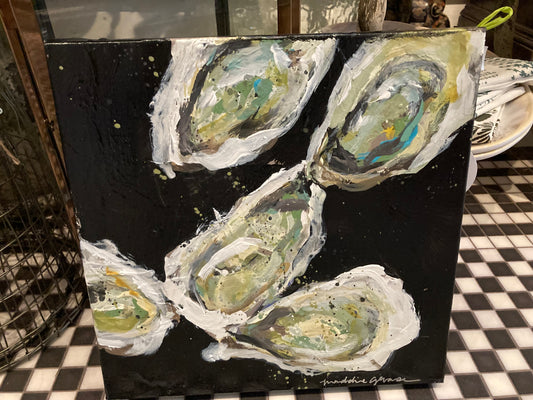 Original Oyster Painting by Maddie Grace, assorted style