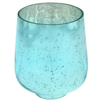 Turquoise Mercury Tapered Medium Votive