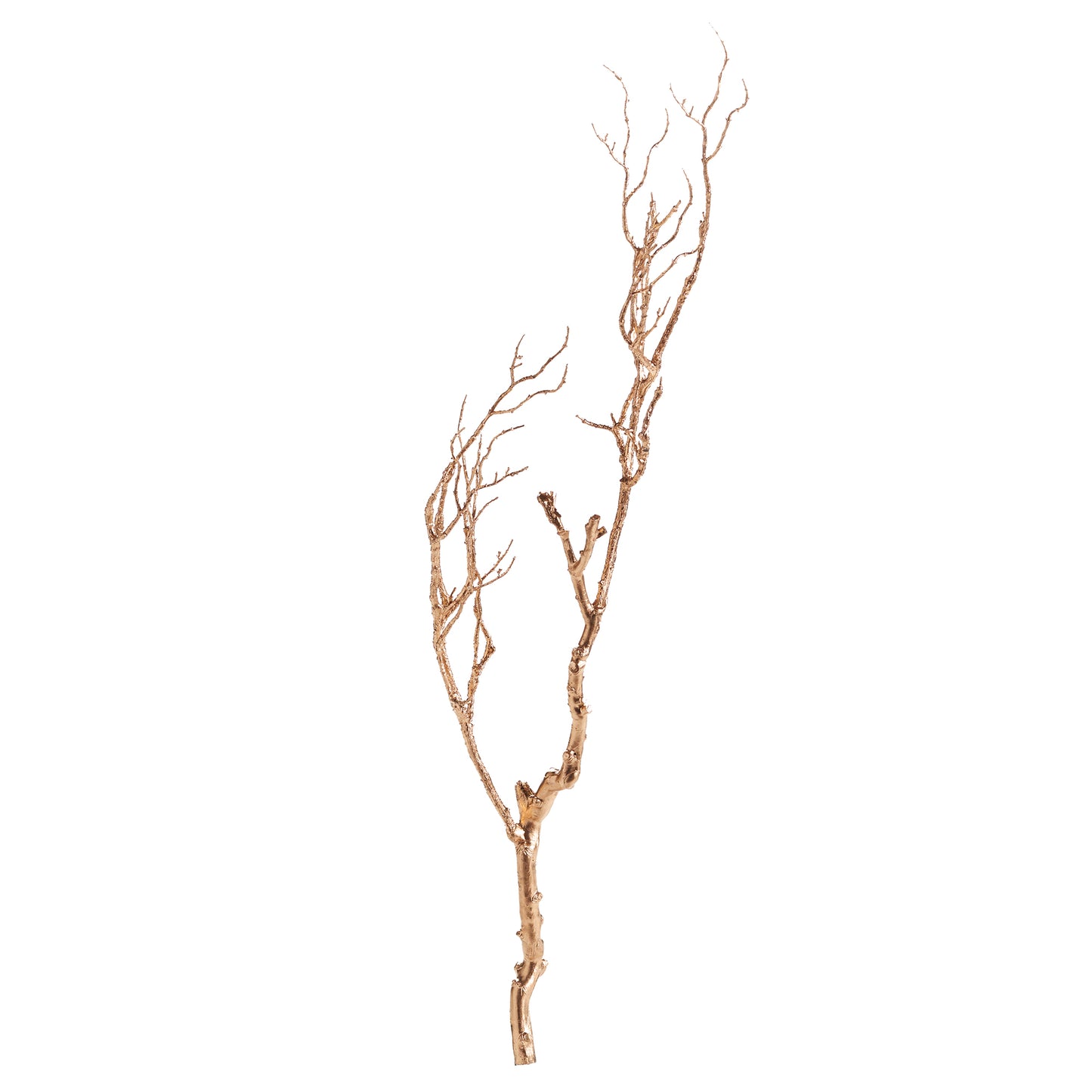 Gilded Branch 35" H