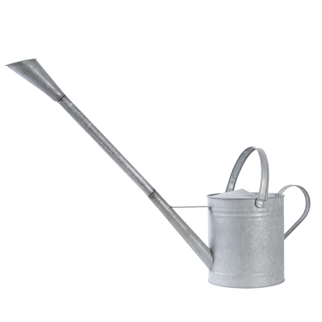 Old Zinc Long Spout Watering Can, 6.6 L