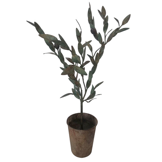 Metal Work Olive Tree