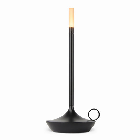 Wick Black - Rechargeable LED Candlestick Luminaire