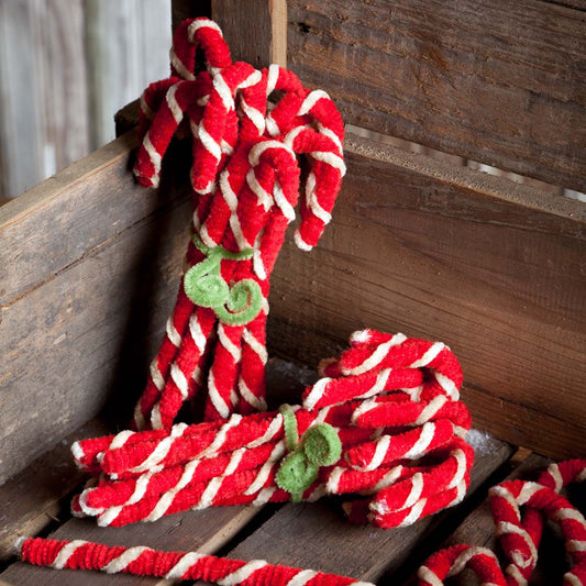 Vintage-Style Chenille Candy Cane Bundles