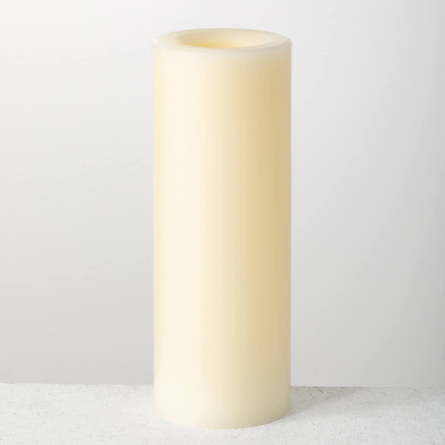 Outdoor Weighted LED 8"H Pillar Candle