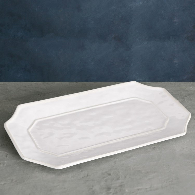 VIDA Charleston Long Rect Tray (White)