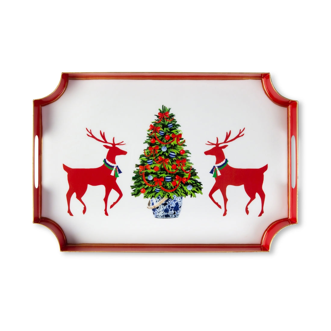 Reindeer Forest Jaye Tray Enameled