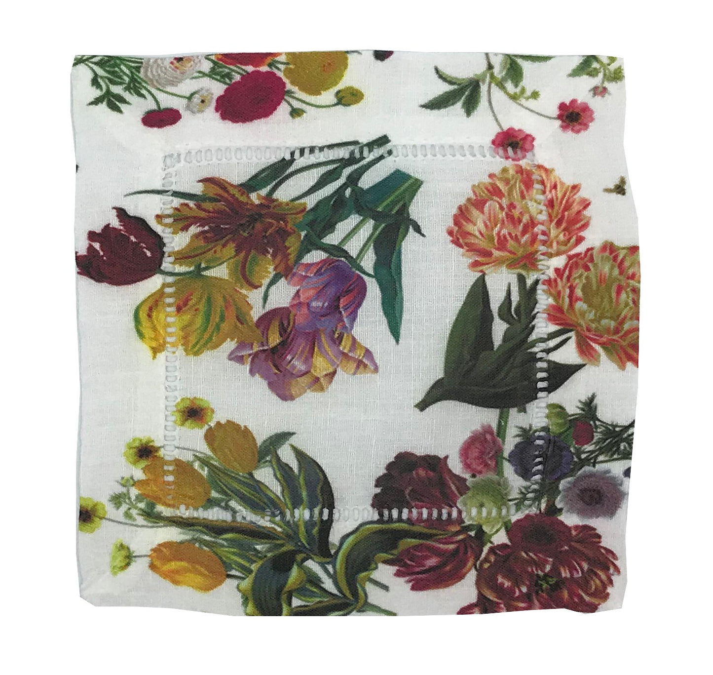 Flora Fauna Cocktail Napkin, Set of 4