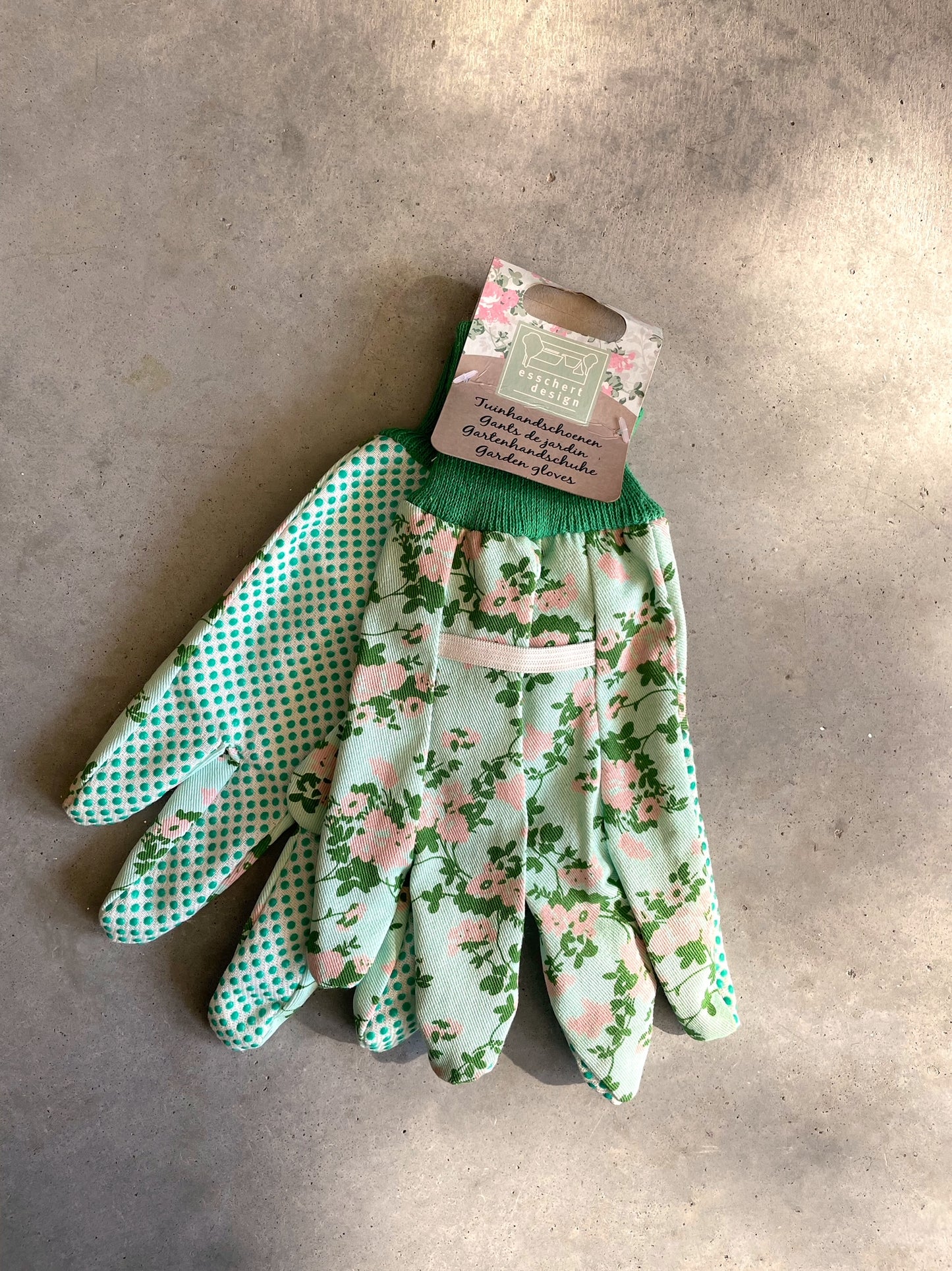 Rose Print Garden Gloves