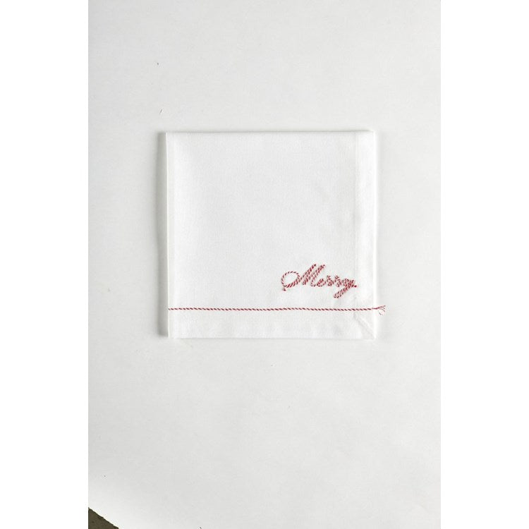 Peppermint Merry Napkins - Set of 4