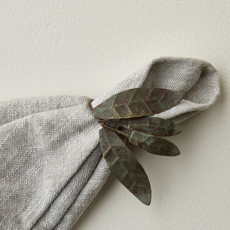 Leaf Wrap Napkin Ring (Set of 4)